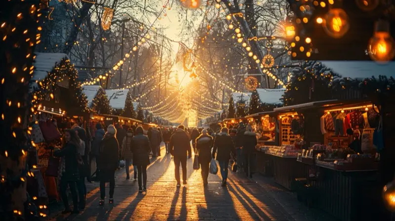 European Christmas market in winter — Wanvela Germany